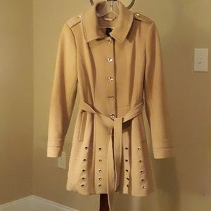 Camel Grommet Coat